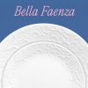 18‑Piece Bella Faenza Embossed White Dinnerware Set, Service for 6, Includes 10.25" Dinner Plates, 8.5" Salad Plates, 18 oz Soup & Cereal Bowls