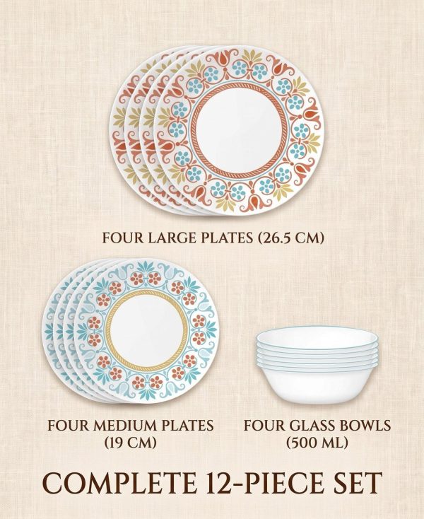 Global Collection Terracotta 12-piece Dinnerware Set  Service for 4