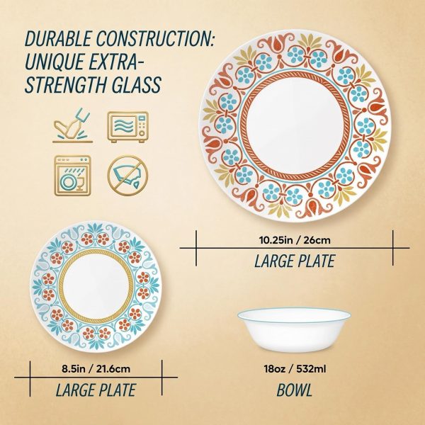Global Collection Terracotta 12-piece Dinnerware Set  Service for 4