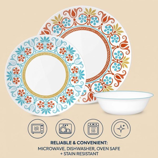 Global Collection Terracotta 12-piece Dinnerware Set  Service for 4